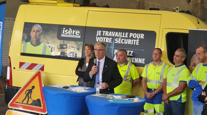 Campagne sécurité routière sur les routes du département de l'Isère